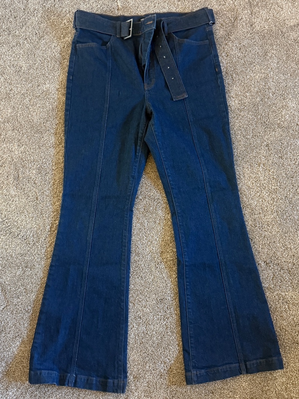 Women's High Rise Belted Express Jeans